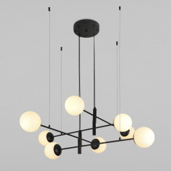 Подвесная люстра Eurosvet 70146/8 черный Planet