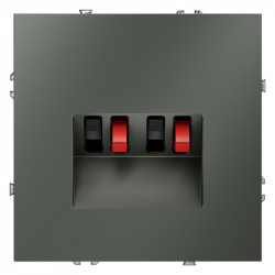 Розетка акустическая VOLTUM VLS060306 титан