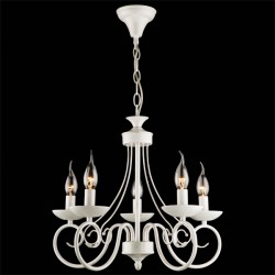 Люстра Eurosvet 22404/5 белый с золотом