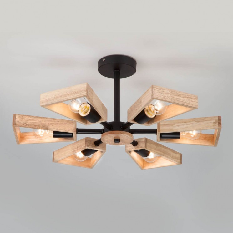 Потолочная люстра Eurosvet 70056/6 черный Klark