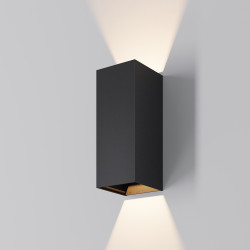 Настенный уличный светильник Maytoni O525WL-L10B3K Драп / Drape 3000K 10Вт IP 65 Ширина 6,9 см Высота 17 см Отступ 7,3 см 