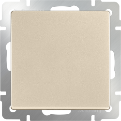 Выключатель одноклавишный шампань Werkel W1110011 (WL11-SW-1G)