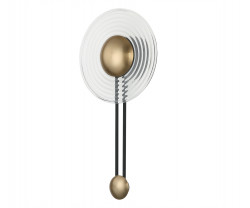 Бра Kink Light Римми бронза (прозрачный плафон) d25 h58 Led 7W (4000K) 08445,20(21)