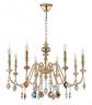 Люстра Crystal Lux MERCEDES SP8 GOLD/COLOR