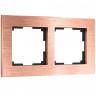 Рамка на 2 поста Aluminium (бронза) W0021712 Werkel