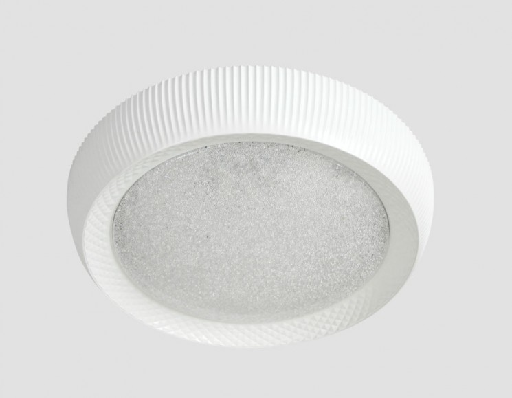 Управляемый светильник Ambrella light FS1240 WH/SD 48W D500 ORBITAL CRYSTAL SAND