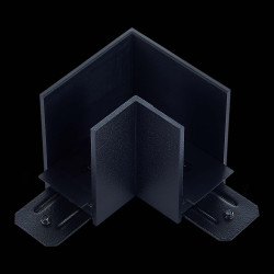 Соединитель угловой SKYLINE 220 ST Luce черный, металл ST015.422.14.1