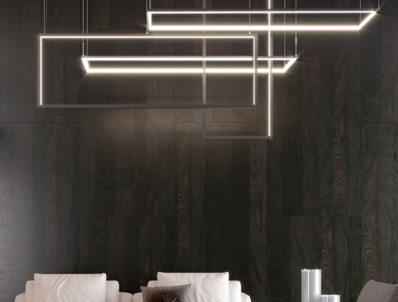 Подвесной светодиодный светильник Donolux DL18516S091B77 65 см 77W