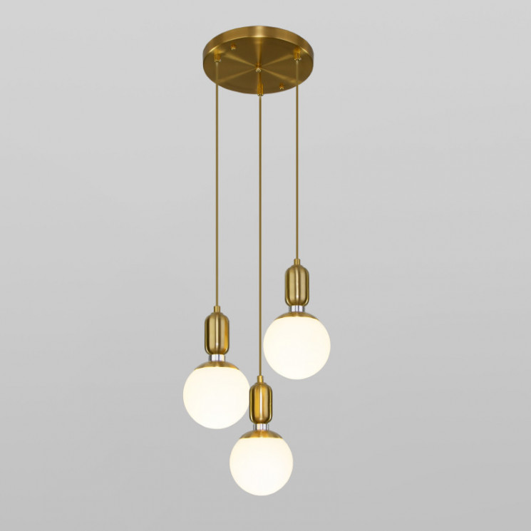 Подвесной светильник Eurosvet 50151/3 латунь Bubble