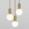 Подвесной светильник Eurosvet 50151/3 латунь Bubble