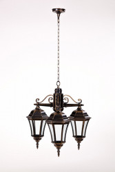 Подвесной уличный светильник YAOHUALUX 91370S/3 Gb ASTORIA 1 S