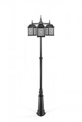Уличный фонарный столб YAOHUALUX 64810LB/A2/09 DOWN Bl LONDON L