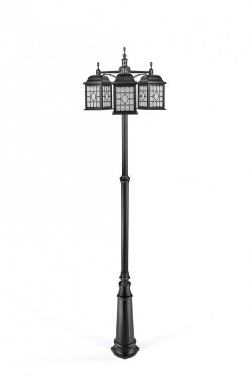 Уличный фонарный столб YAOHUALUX 64810LB/A2/09 DOWN Bl LONDON L