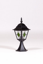 Садово-парковый светильник YAOHUALUX 79904MlgG Bl QUADRO M lead GLASS