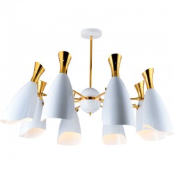 Люстра потолочная на штанге Stilfort 2060/01/08P Ricon 8*E14*40W