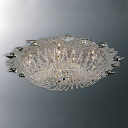 Люстра Максисвет Диамант 1055/12 CR LED Y с пультом(Ск)