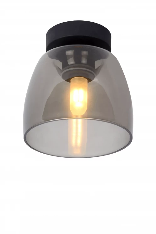 Потолочный светильник Lucide TYLER - Flush ceiling light Bathroom - Ø 16,1 cm - 1xG9 - IP44 - Black 30164/01/30