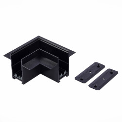 Угол-соединитель для встраиваемого шинопровода Skyline 220 ST-Luce Черный SKYLINE 220         ST021.422.14