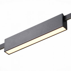 Магнитный трековый светильник FARM Черный LED 1*12W 3000K 576Lm Ra90 120 IP20 L232xW24xH48,5 24V FARM    ST817.406.12