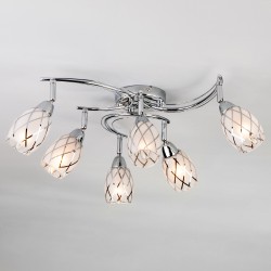 Потолочный светильник Eurosvet 30128/6 хром Christina