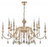Люстра Crystal Lux MERCEDES SP6+6 GOLD/COLOR