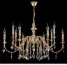 Люстра Crystal Lux MERCEDES SP6+6 GOLD/COLOR