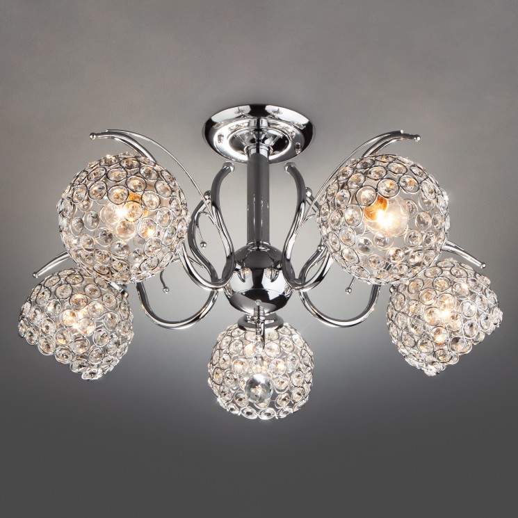 Потолочный светильник  Eurosvet Mirage 7777/5 хром