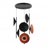 Светильник подвесной ST Luce Черный/Оранжевый, Черный LED 9*2W 3000K        SL3003.403.09