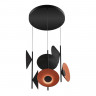 Светильник подвесной ST Luce Черный/Оранжевый, Черный LED 9*2W 3000K        SL3003.403.09