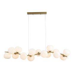 Светильник подвесной ST Luce Латунь/Белый G9 16*5W 4000K         SL1519.303.16