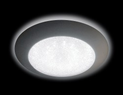 Управляемый светильник Ambrella light FS1250 WH/SD 48W D390 ORBITAL CRYSTAL SAND