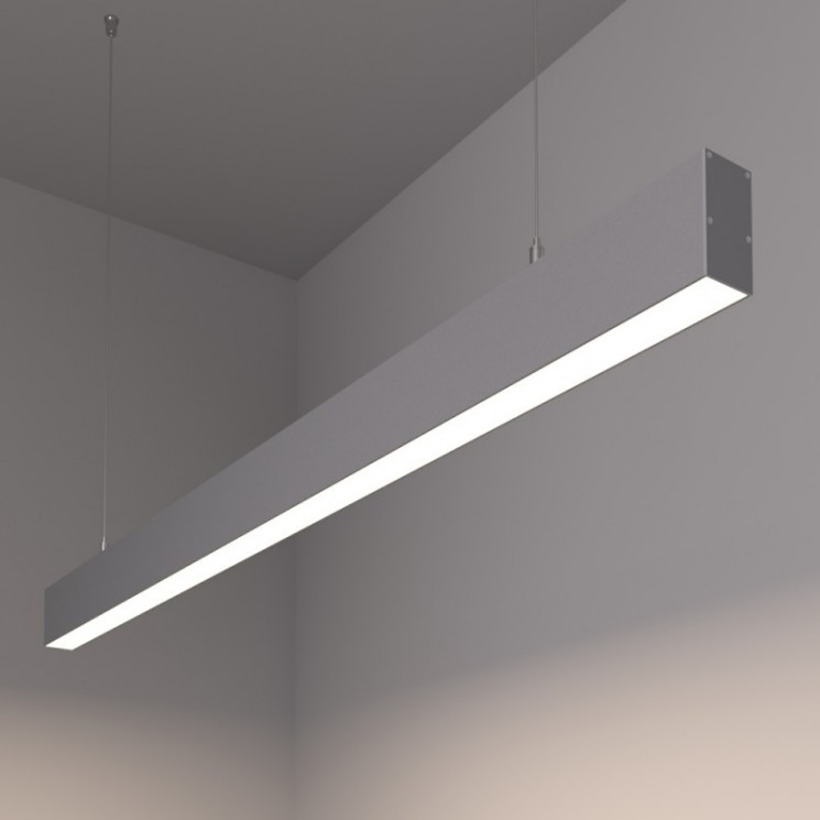 Светильник профильный подвесной/накладной RVE-PLS3567-2000-P 200 см 51 Вт 3000/4000/5000К серый