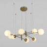 Подвесная люстра Eurosvet 70146/8 латунь Planet