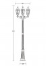 Уличный фонарный столб YAOHUALUX 91409LB Gb ASTORIA 2