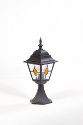 Садово-парковый светильник YAOHUALUX 79904MlgY Bl QUADRO M lead GLASS