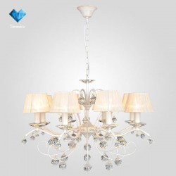 Люстра Eurosvet 10058/8 белый с золотом