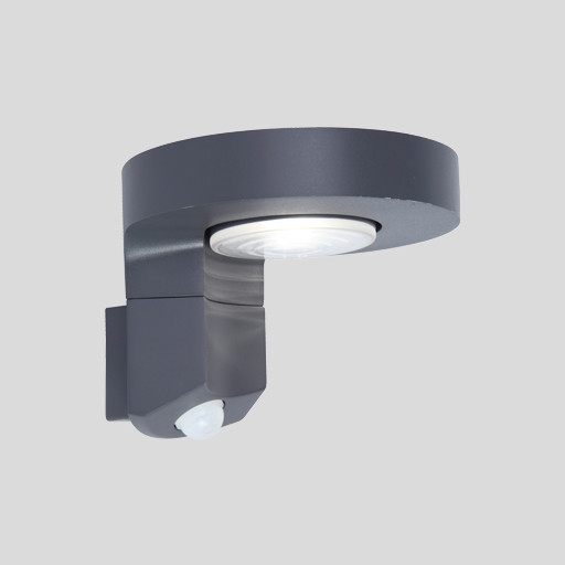 На солнечных батареях светильник Lutec P9067-Pir Gr SOLAR