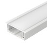 Профиль с экраном Arlight SL-LINIA88-F-2500WHITE+OPAL 021373
