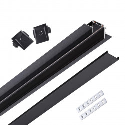 135199 NOVOTECH Низковольтный шинопровод для встраиваемого монтажа в ГКЛ 2м IP20 48V SMAL (в коплекте заглушки-2шт; соединитель-2 шт)