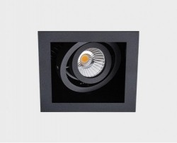 Светильник встраиваемый ITALLINE DL 3014 black диммируеммый