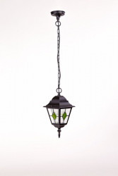 Подвесной уличный светильник YAOHUALUX 79905MlgG Bl QUADRO M lead GLASS