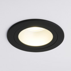 Встраиваемый светильник Elektrostandard 122 MR16 серебро/черный Flood