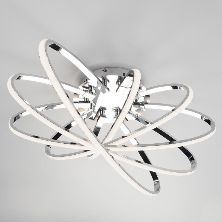 Потолочная люстра Eurosvet 90100/5 хром Evia