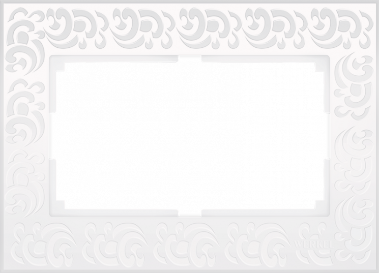 Рамка для двойной розетки Flock (белый) Werkel W0082301