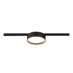 Магнитный трековый светильник SUPER5 ST Luce  Черный LED 1*12W 3000K 500Lm Ra>80 100° IP20 D113xH34 24V   ST670.436.12