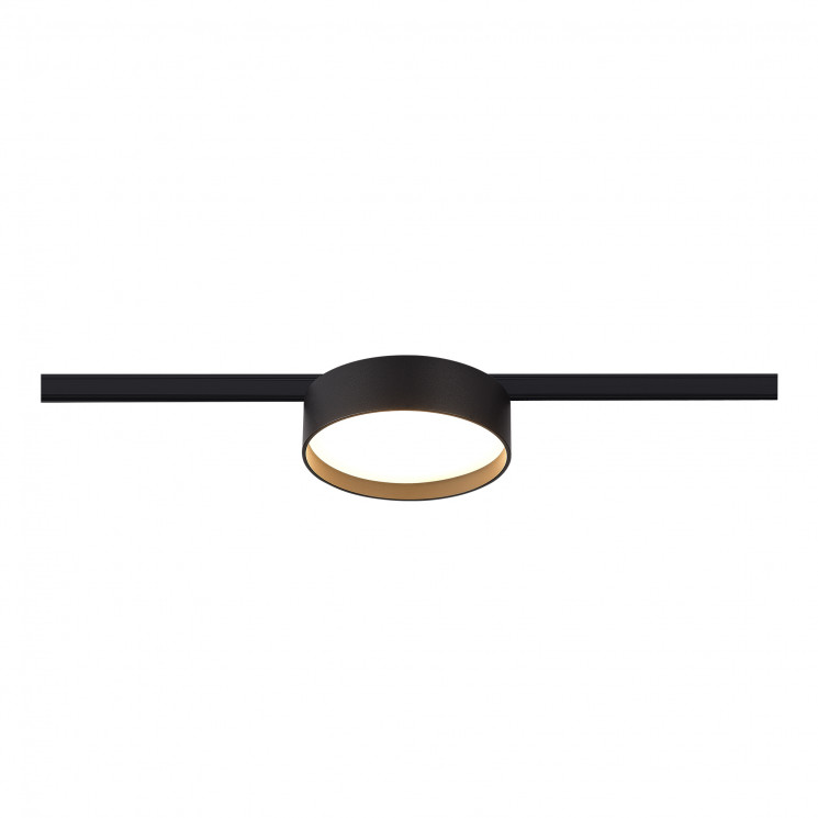 Магнитный трековый светильник SUPER5 ST Luce  Черный LED 1*12W 3000K 500Lm Ra>80 100° IP20 D113xH34 24V   ST670.436.12