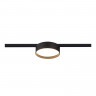 Магнитный трековый светильник SUPER5 ST Luce  Черный LED 1*12W 3000K 500Lm Ra>80 100° IP20 D113xH34 24V   ST670.436.12