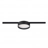 Магнитный трековый светильник SUPER5 ST Luce  Черный LED 1*12W 3000K 500Lm Ra>80 100° IP20 D113xH34 24V   ST670.436.12