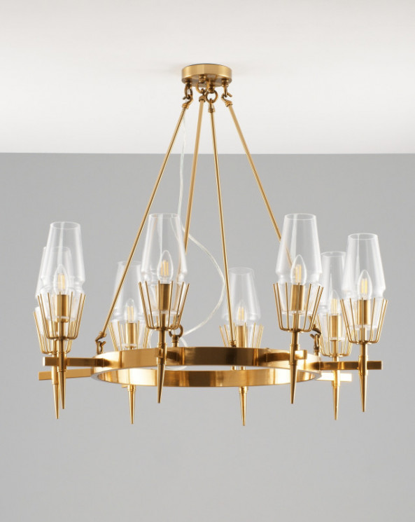 Люстра на штанге Moderli V10360-8P STELLA