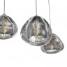 Светильник подвесной ST Luce Хром/Прозрачный с пузырьками воздуха LED 13*3W 3000K      SL6017.101.13
